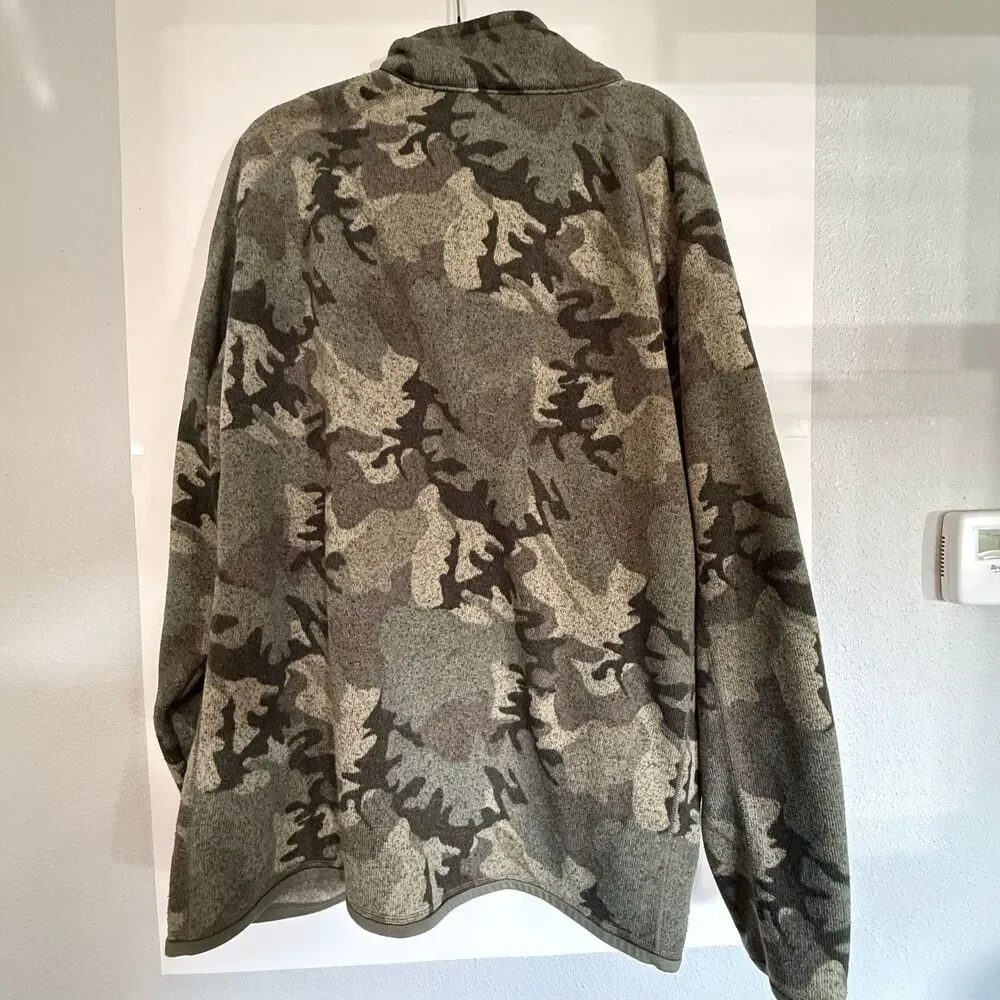 Patagonia Better Sweater 1/4 Zip Fleece Mens 3XL Camo Hunting STY25523 P20
